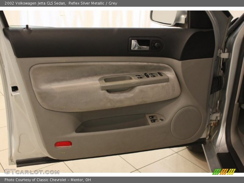Reflex Silver Metallic / Grey 2002 Volkswagen Jetta GLS Sedan