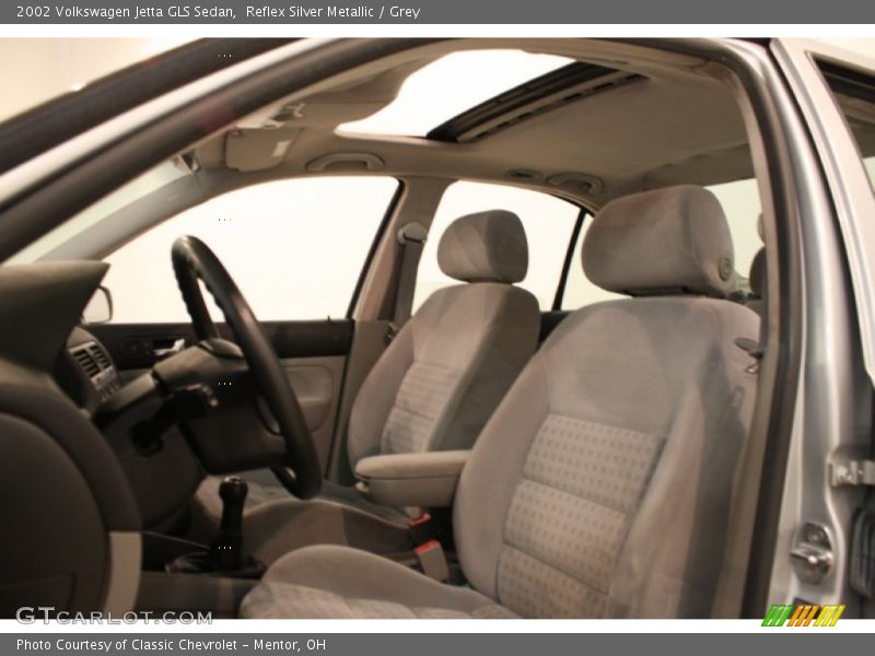 Reflex Silver Metallic / Grey 2002 Volkswagen Jetta GLS Sedan