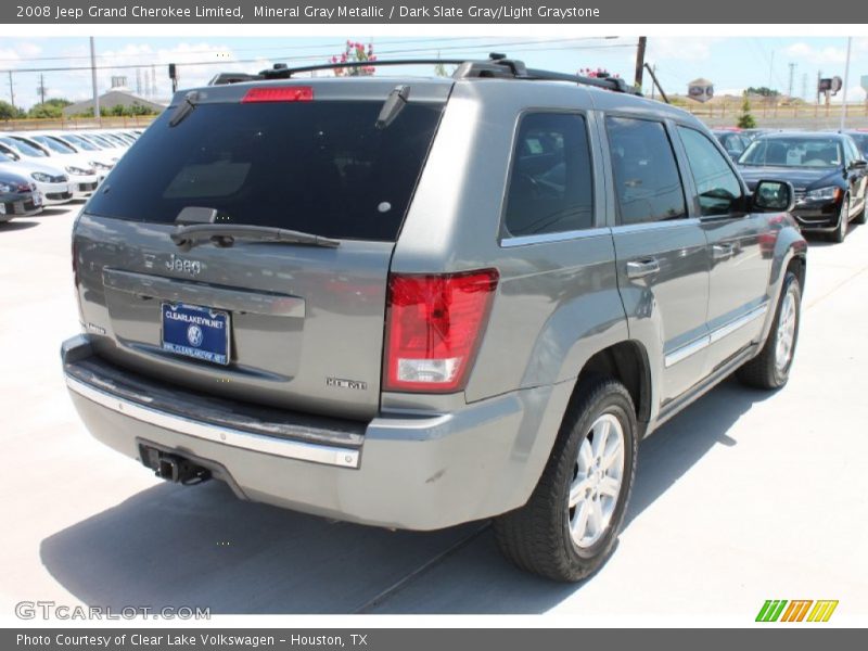 Mineral Gray Metallic / Dark Slate Gray/Light Graystone 2008 Jeep Grand Cherokee Limited