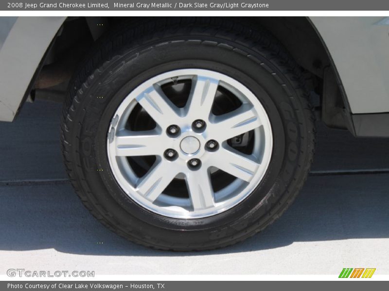 Mineral Gray Metallic / Dark Slate Gray/Light Graystone 2008 Jeep Grand Cherokee Limited