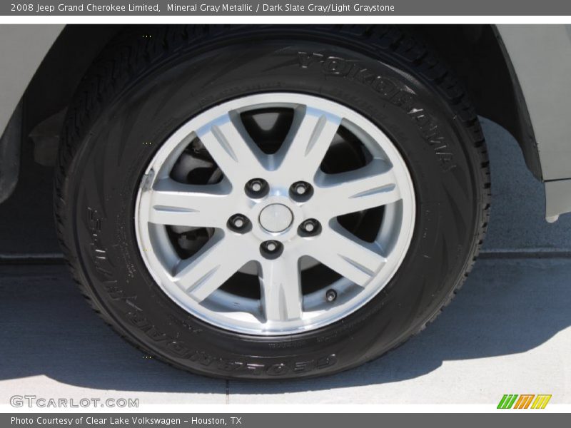 Mineral Gray Metallic / Dark Slate Gray/Light Graystone 2008 Jeep Grand Cherokee Limited