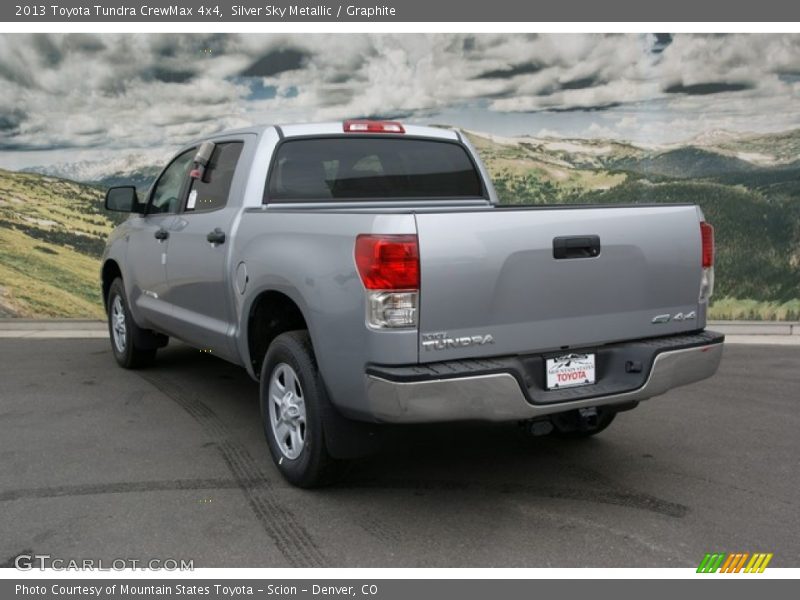 Silver Sky Metallic / Graphite 2013 Toyota Tundra CrewMax 4x4