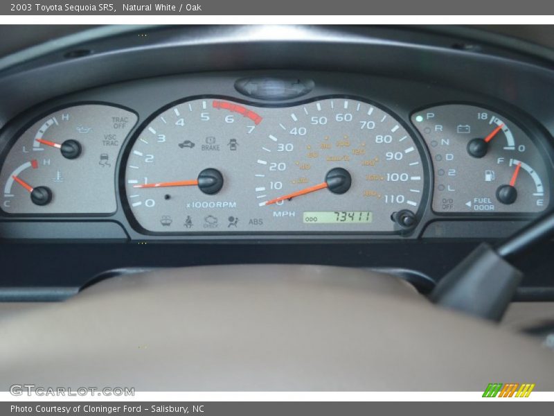 Natural White / Oak 2003 Toyota Sequoia SR5