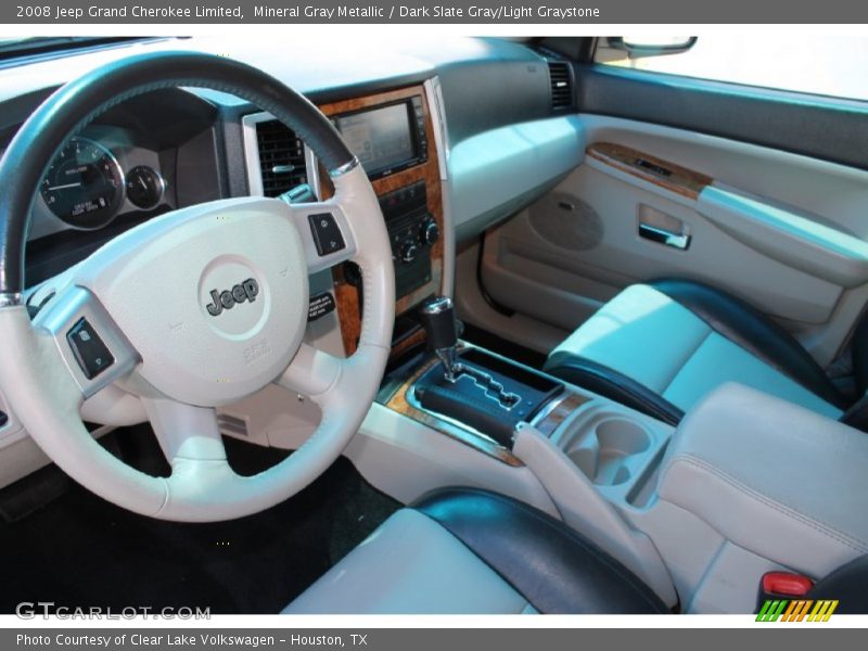 Mineral Gray Metallic / Dark Slate Gray/Light Graystone 2008 Jeep Grand Cherokee Limited