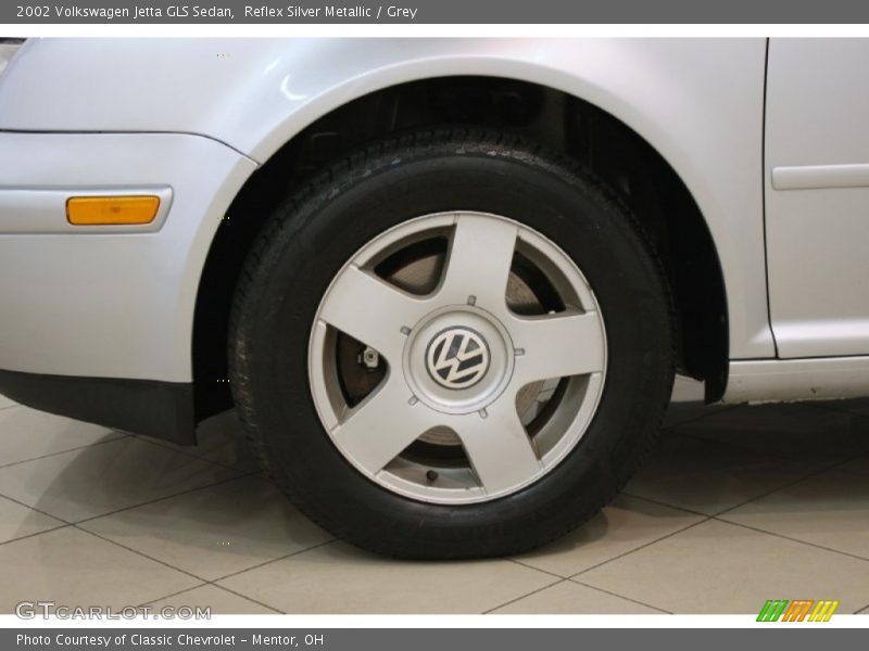 Reflex Silver Metallic / Grey 2002 Volkswagen Jetta GLS Sedan