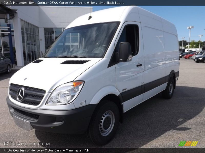 Arctic White / Lima Black Fabric 2013 Mercedes-Benz Sprinter 2500 Cargo Van