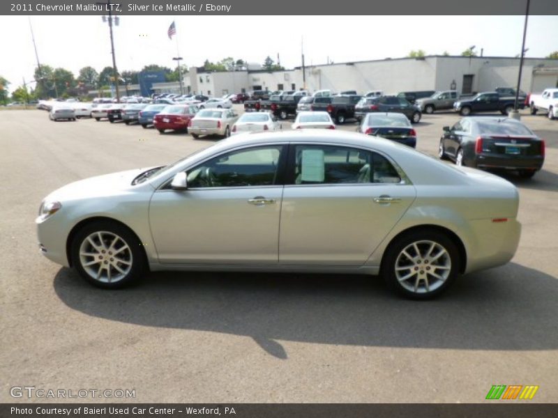 Silver Ice Metallic / Ebony 2011 Chevrolet Malibu LTZ