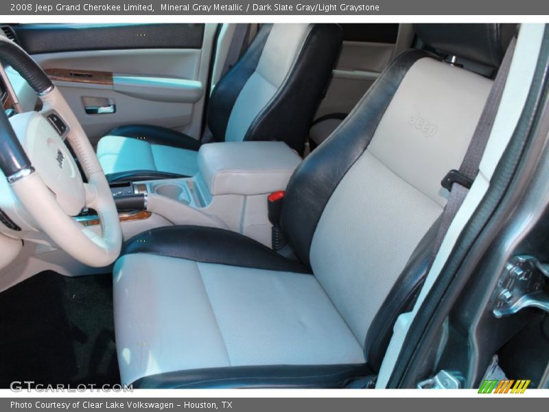 Mineral Gray Metallic / Dark Slate Gray/Light Graystone 2008 Jeep Grand Cherokee Limited