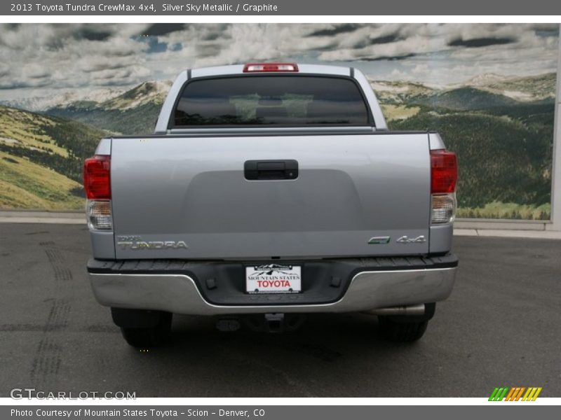 Silver Sky Metallic / Graphite 2013 Toyota Tundra CrewMax 4x4