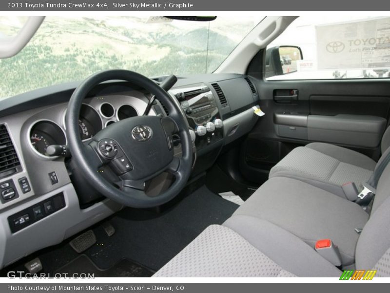 Silver Sky Metallic / Graphite 2013 Toyota Tundra CrewMax 4x4