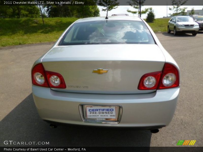 Silver Ice Metallic / Ebony 2011 Chevrolet Malibu LTZ