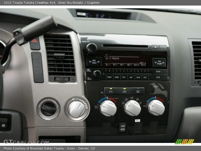 Silver Sky Metallic / Graphite 2013 Toyota Tundra CrewMax 4x4