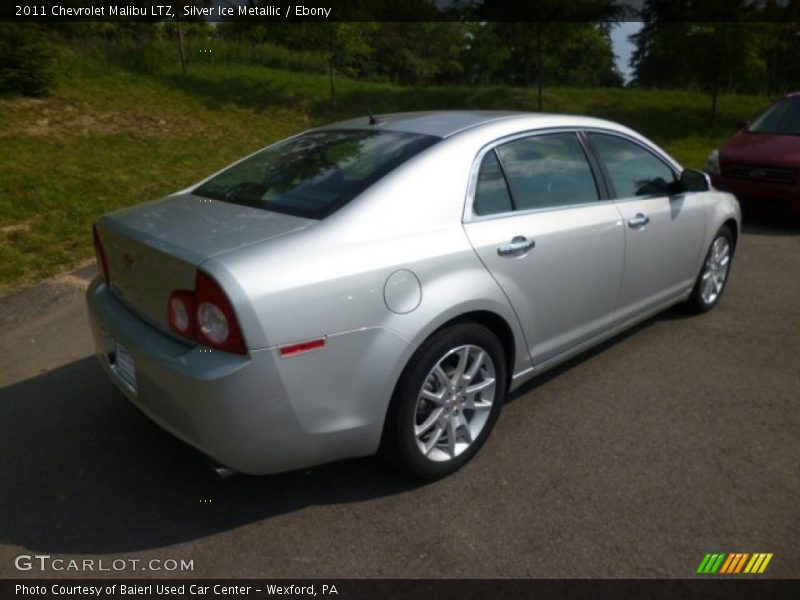 Silver Ice Metallic / Ebony 2011 Chevrolet Malibu LTZ
