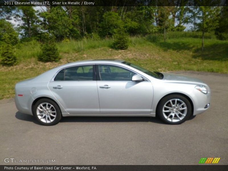Silver Ice Metallic / Ebony 2011 Chevrolet Malibu LTZ