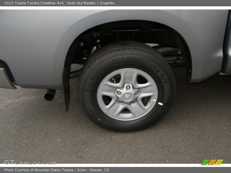 Silver Sky Metallic / Graphite 2013 Toyota Tundra CrewMax 4x4