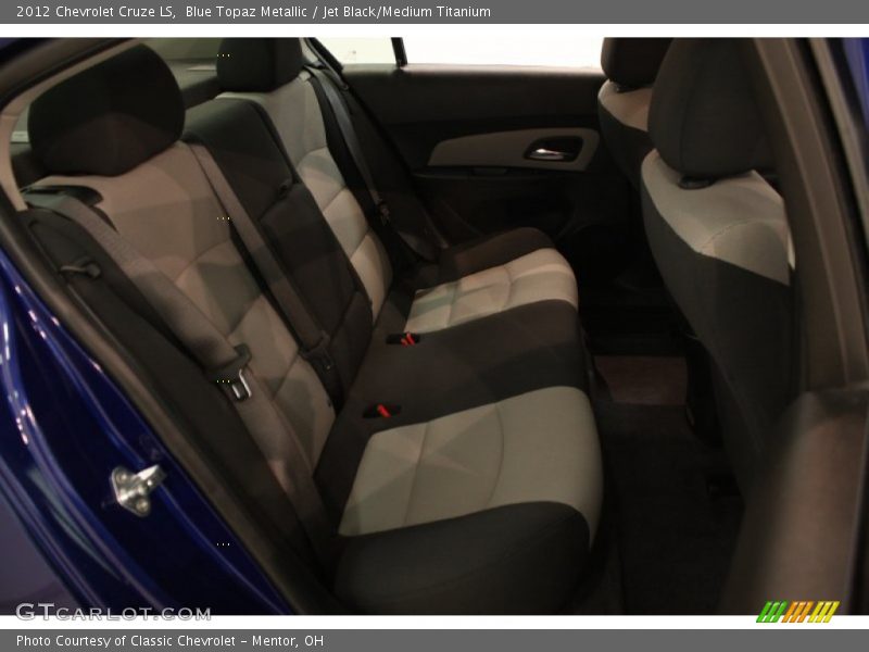 Blue Topaz Metallic / Jet Black/Medium Titanium 2012 Chevrolet Cruze LS