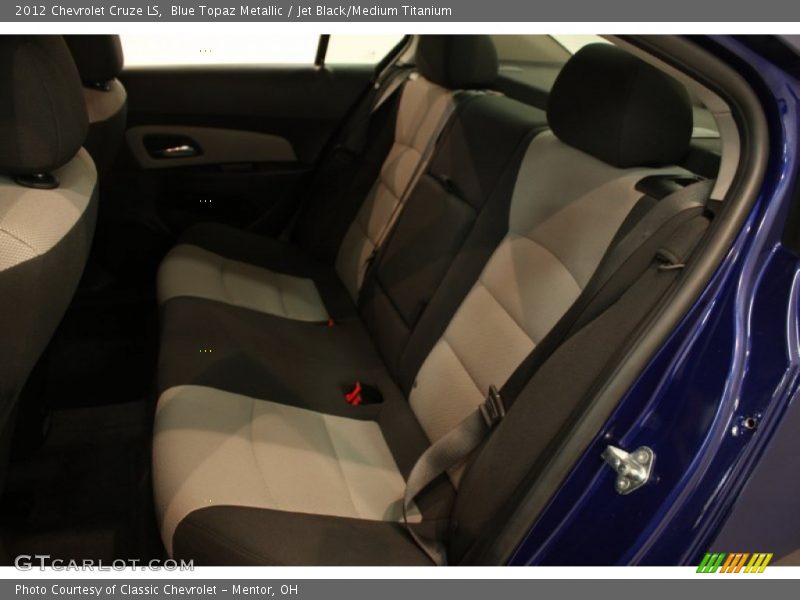 Blue Topaz Metallic / Jet Black/Medium Titanium 2012 Chevrolet Cruze LS