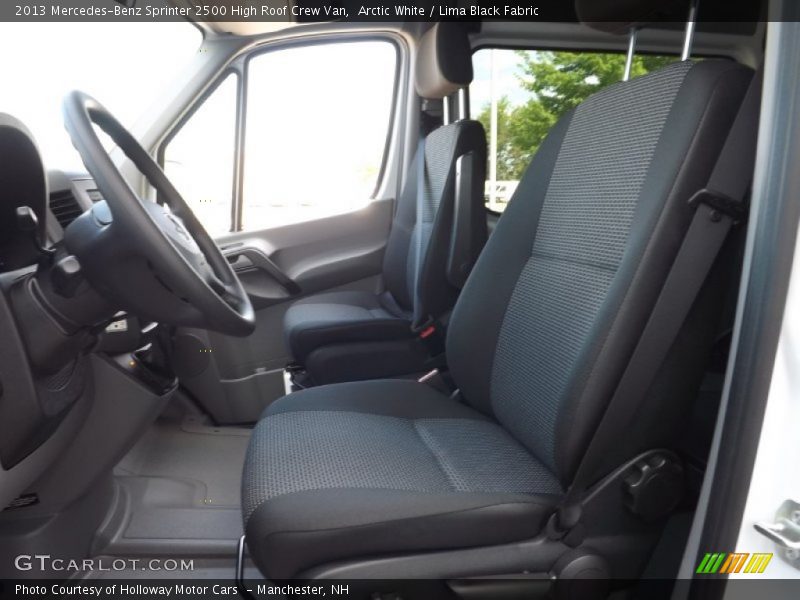 Arctic White / Lima Black Fabric 2013 Mercedes-Benz Sprinter 2500 High Roof Crew Van