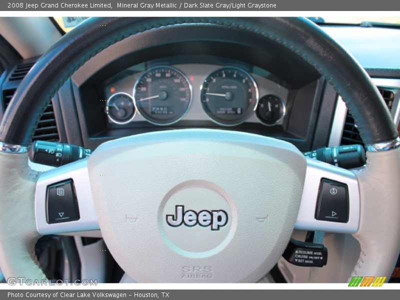 Mineral Gray Metallic / Dark Slate Gray/Light Graystone 2008 Jeep Grand Cherokee Limited