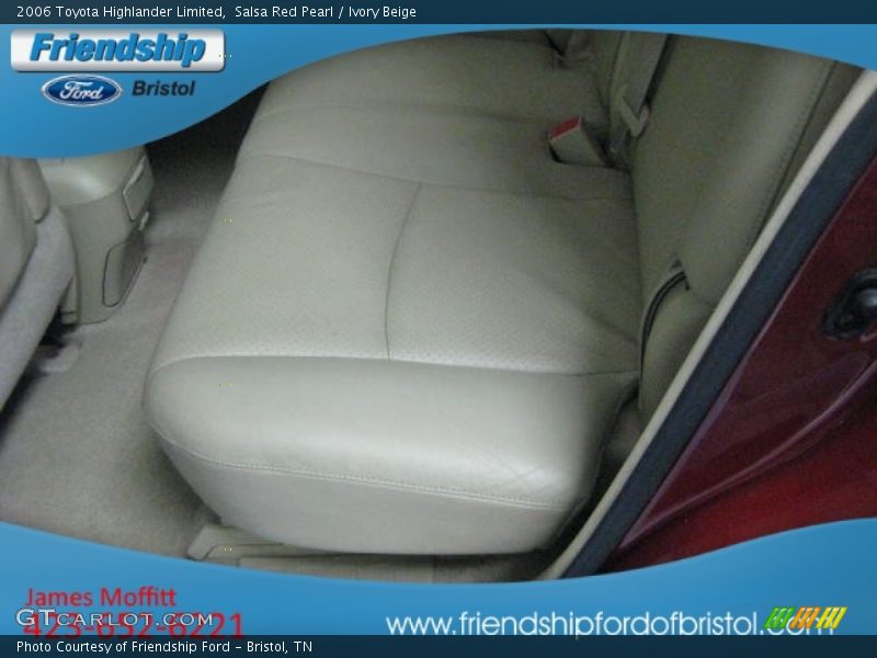 Salsa Red Pearl / Ivory Beige 2006 Toyota Highlander Limited