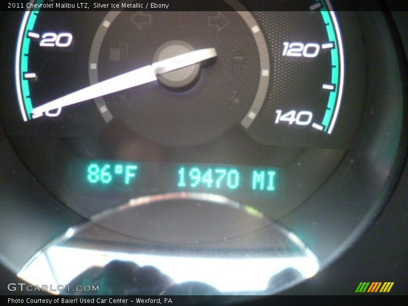 Silver Ice Metallic / Ebony 2011 Chevrolet Malibu LTZ
