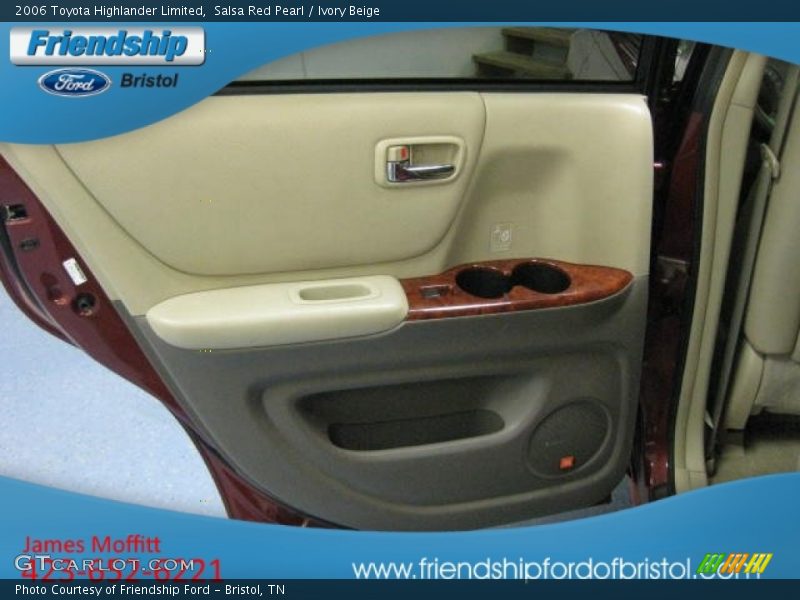 Salsa Red Pearl / Ivory Beige 2006 Toyota Highlander Limited