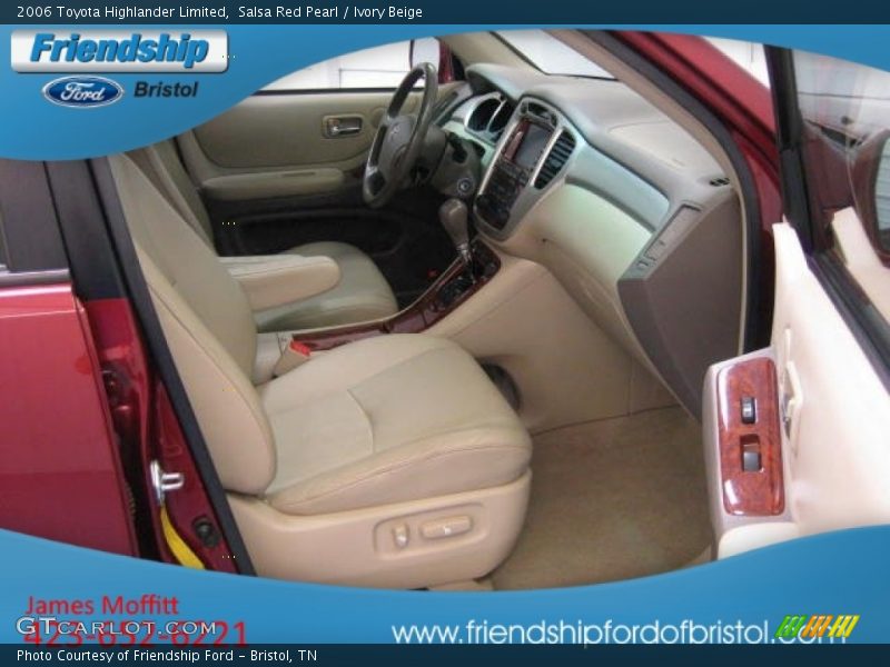 Salsa Red Pearl / Ivory Beige 2006 Toyota Highlander Limited