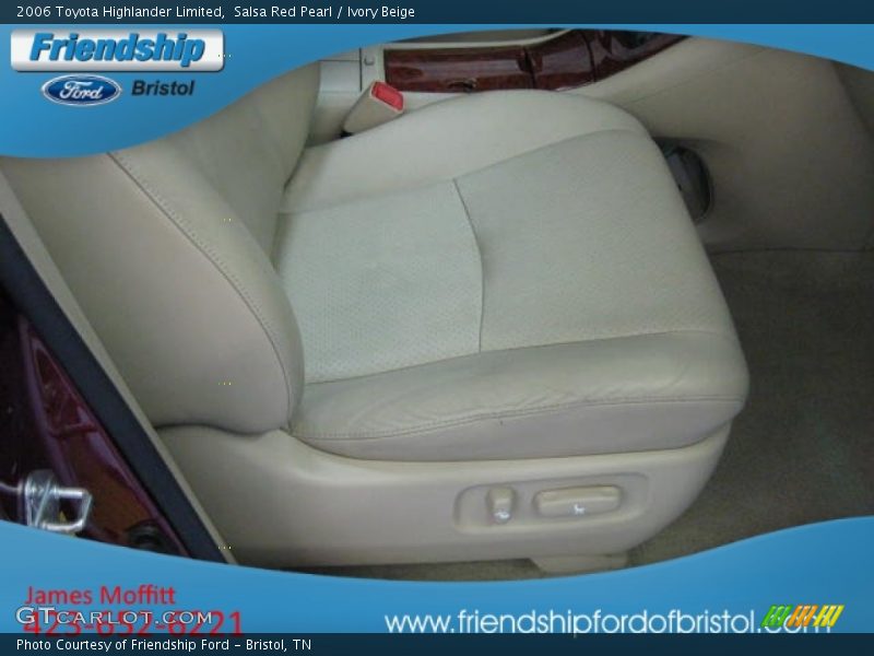 Salsa Red Pearl / Ivory Beige 2006 Toyota Highlander Limited