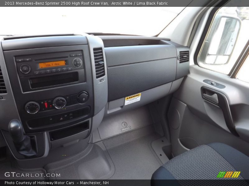 Arctic White / Lima Black Fabric 2013 Mercedes-Benz Sprinter 2500 High Roof Crew Van