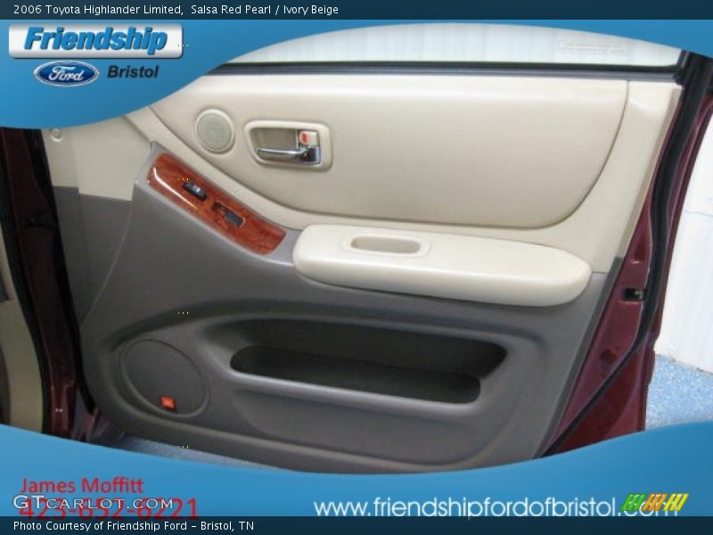 Salsa Red Pearl / Ivory Beige 2006 Toyota Highlander Limited