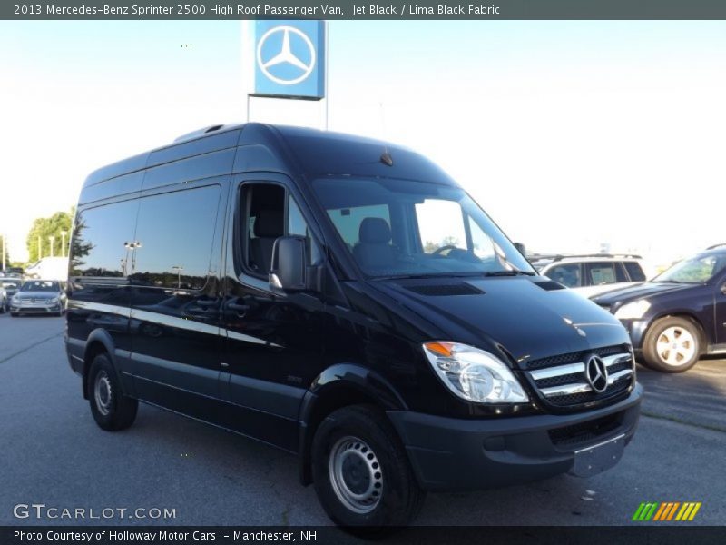 Jet Black / Lima Black Fabric 2013 Mercedes-Benz Sprinter 2500 High Roof Passenger Van