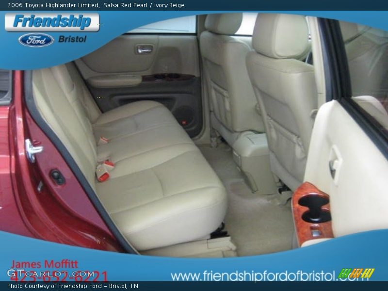 Salsa Red Pearl / Ivory Beige 2006 Toyota Highlander Limited