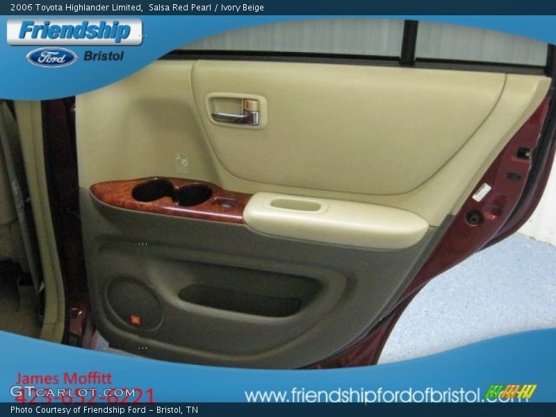 Salsa Red Pearl / Ivory Beige 2006 Toyota Highlander Limited