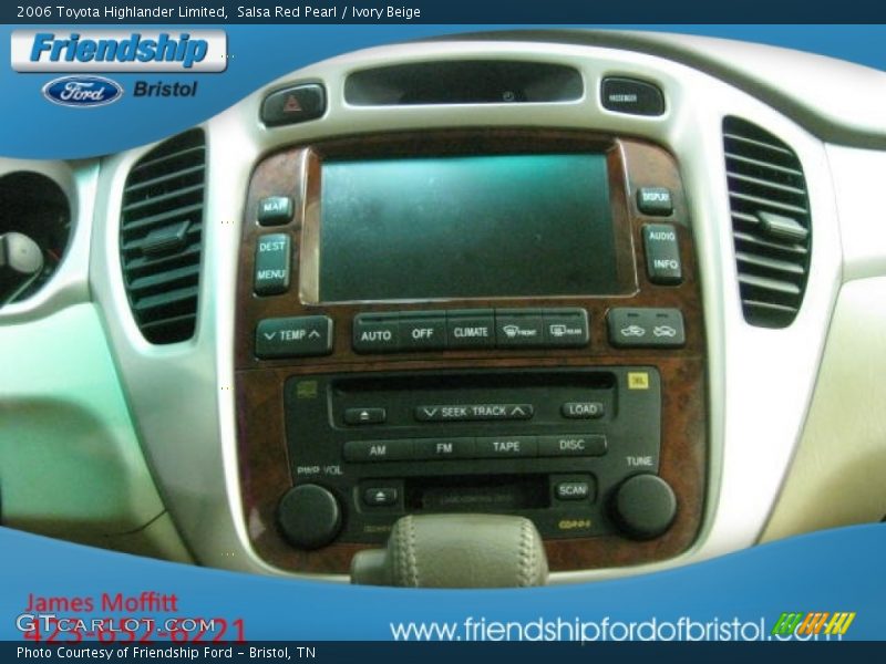 Salsa Red Pearl / Ivory Beige 2006 Toyota Highlander Limited