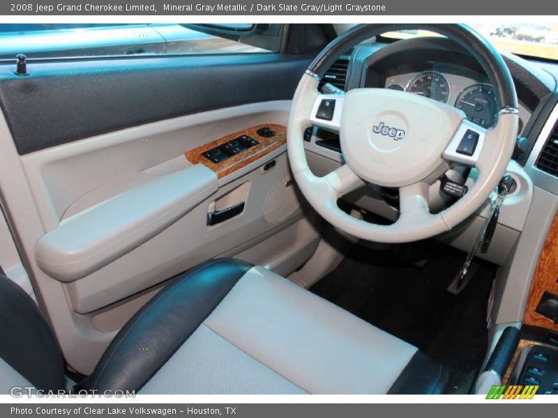 Mineral Gray Metallic / Dark Slate Gray/Light Graystone 2008 Jeep Grand Cherokee Limited