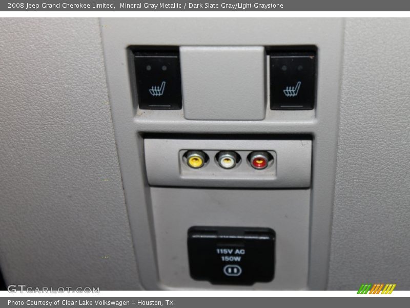 Mineral Gray Metallic / Dark Slate Gray/Light Graystone 2008 Jeep Grand Cherokee Limited