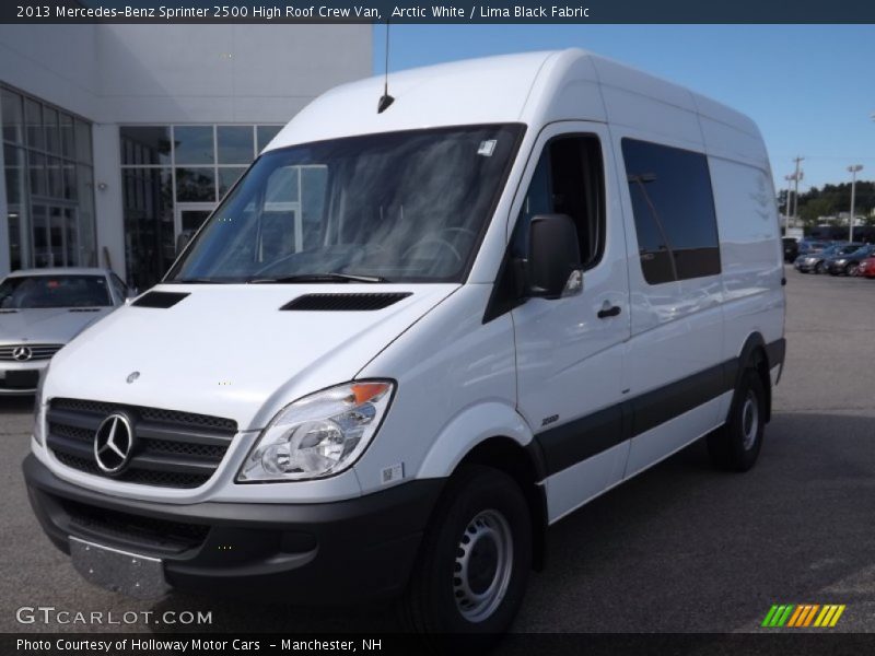 Arctic White / Lima Black Fabric 2013 Mercedes-Benz Sprinter 2500 High Roof Crew Van
