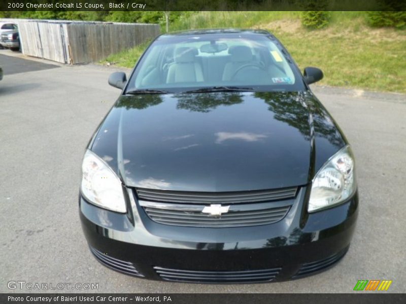 Black / Gray 2009 Chevrolet Cobalt LS Coupe