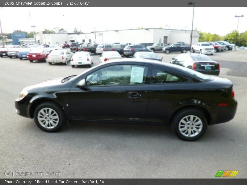 Black / Gray 2009 Chevrolet Cobalt LS Coupe