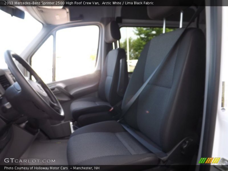 Arctic White / Lima Black Fabric 2013 Mercedes-Benz Sprinter 2500 High Roof Crew Van