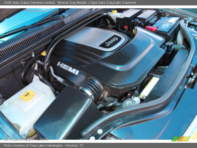 Mineral Gray Metallic / Dark Slate Gray/Light Graystone 2008 Jeep Grand Cherokee Limited