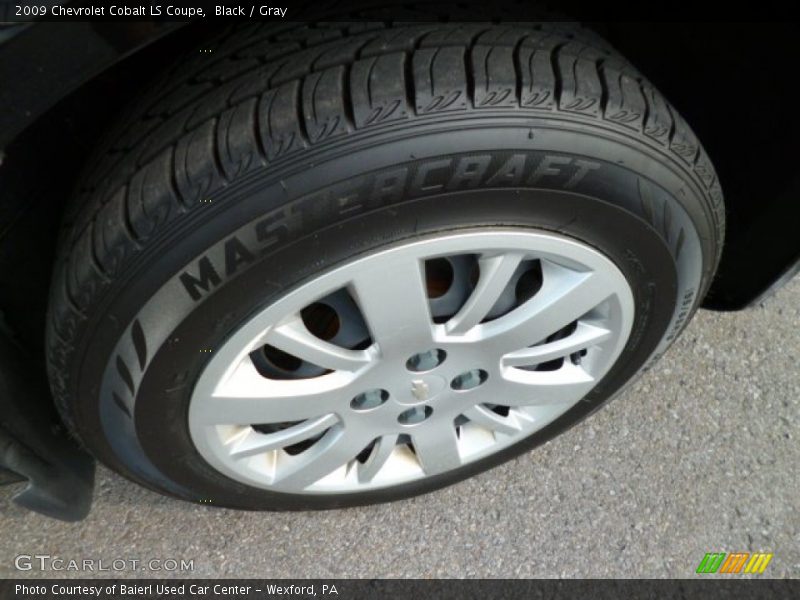 Black / Gray 2009 Chevrolet Cobalt LS Coupe