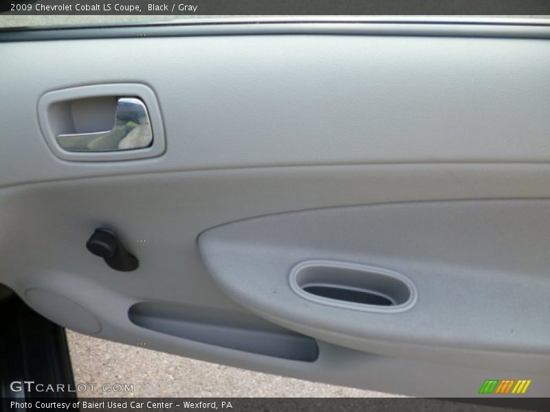 Black / Gray 2009 Chevrolet Cobalt LS Coupe