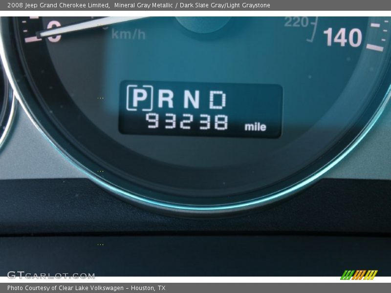 Mineral Gray Metallic / Dark Slate Gray/Light Graystone 2008 Jeep Grand Cherokee Limited