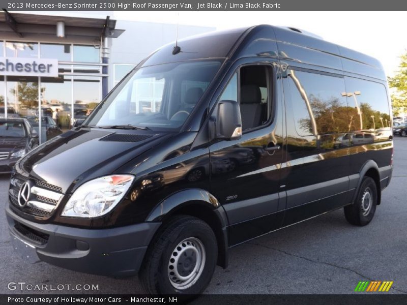 Jet Black / Lima Black Fabric 2013 Mercedes-Benz Sprinter 2500 High Roof Passenger Van