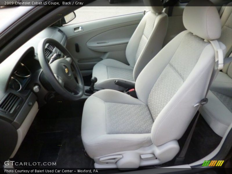 Black / Gray 2009 Chevrolet Cobalt LS Coupe