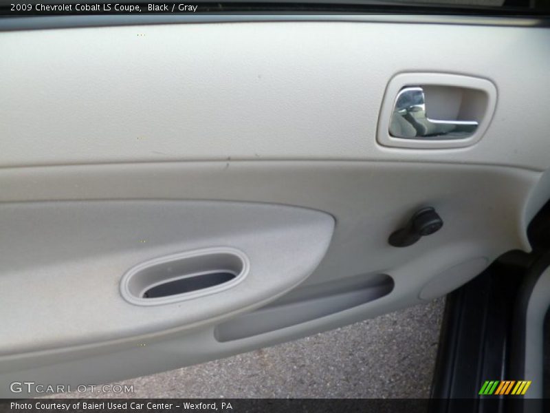 Black / Gray 2009 Chevrolet Cobalt LS Coupe