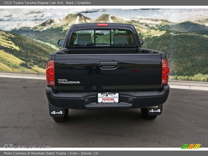 Black / Graphite 2013 Toyota Tacoma Regular Cab 4x4
