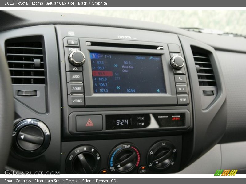Black / Graphite 2013 Toyota Tacoma Regular Cab 4x4