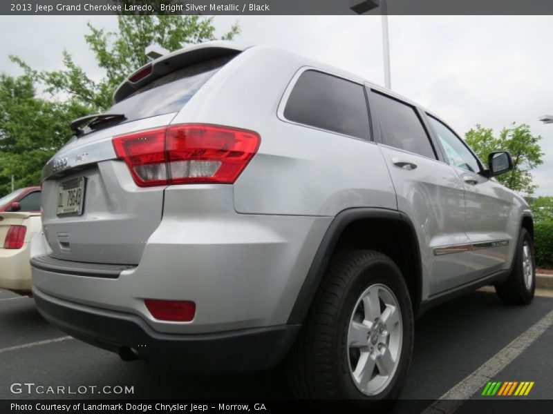 Bright Silver Metallic / Black 2013 Jeep Grand Cherokee Laredo
